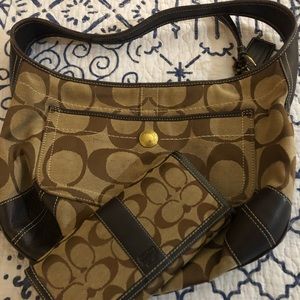Coach Purse with matching wallet